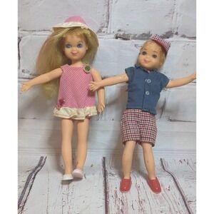 Vintage Barbie Family Twins Todd & Tutti Original Outfits